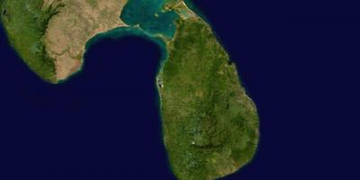 위성 온라인 지도의 스리랑카