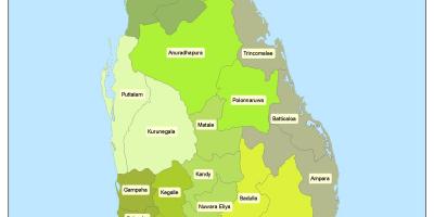 지역 스리랑카에서 지도