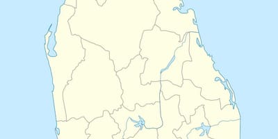 지도 스리랑카의 부서 사무국